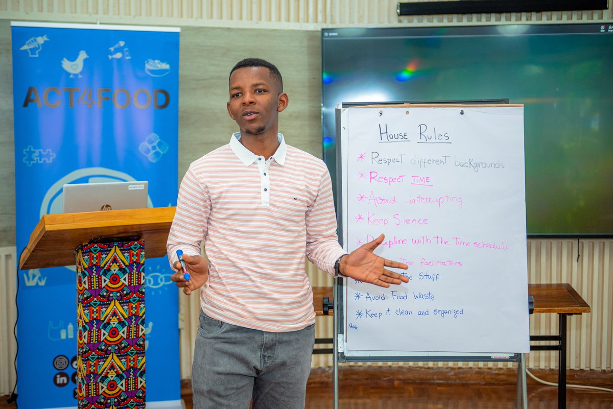Ishpacifique's tweet photo. Day 1 of @Act4FoodGlobal Workshop 2025 in Arusha: we took the opportunity to share our journeys into food systems, nutrition, and the work we do in our respective countries to create healthier, more sustainable food futures for all.
#Act4Change #YouthVoices https://t.co/hEhW1MGVtk