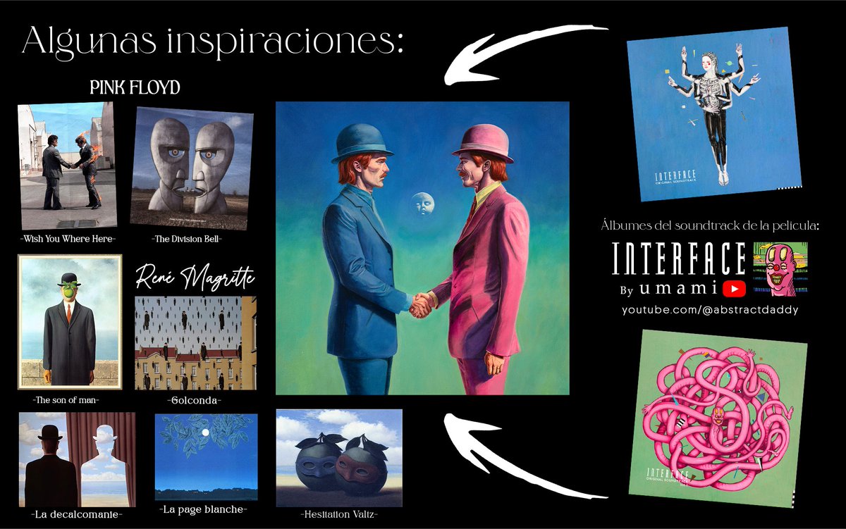 MurrayNaim's tweet photo. Comparto mi trabajo más reciente para uno de mis artistas favoritos: 
✨ @u_m_a_m_i  ✨
Un homenaje/fanart dedicado a su muy peculiar film de animación indie INTERFACE, disponible en Youtube (una recomendación rara que doy pero que merece más mérito) https://t.co/wIa7E8XWIw