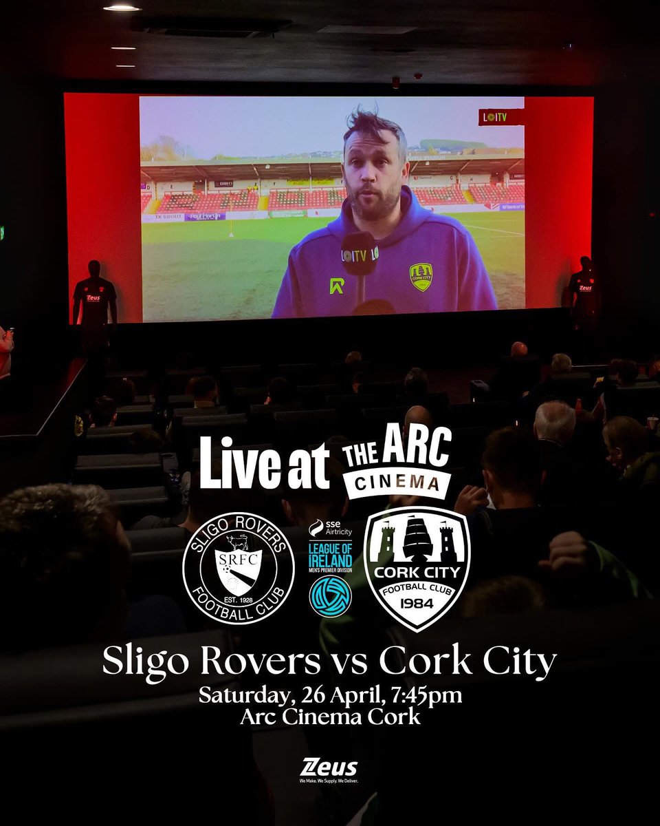 Cork City FC (@corkcityfc) on Twitter photo Donโt miss out!
Weโre back at the <a href="/arccinemacork/">The Arc Cinema</a> on Saturday!
Tickets available now โฌ๏ธ
gatecork.admit-one.eu/details/?eventโฆ
#CCFC84 ๐ฎ๐น Donโt miss out!
Weโre back at the <a href="/arccinemacork/">The Arc Cinema</a> on Saturday!
Tickets available now โฌ๏ธ
gatecork.admit-one.eu/details/?eventโฆ
#CCFC84 ๐ฎ๐น
