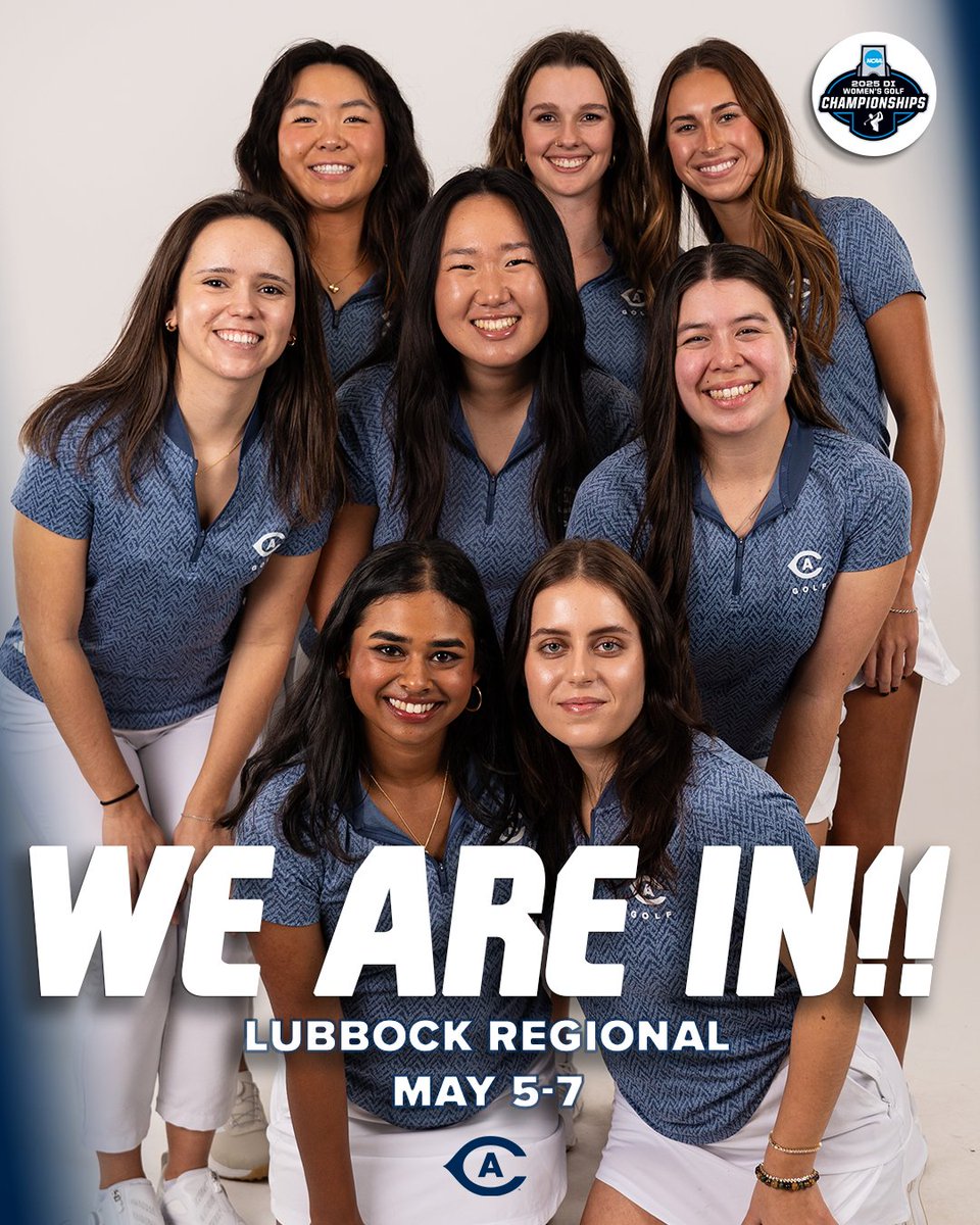 ucdaviswgolf's tweet photo. 𝙃𝙀𝘼𝘿𝙄𝙉𝙂 𝙏𝙊 𝙇𝙐𝘽𝘽𝙊𝘾𝙆

For the first time since 2015 UC Davis has been selected for and is heading as a team to NCAA Regionals!!

The Aggies head to Lubbock, Texas to take part in the Lubbock Regional.

#GoAgs https://t.co/YrdFO8LVW0