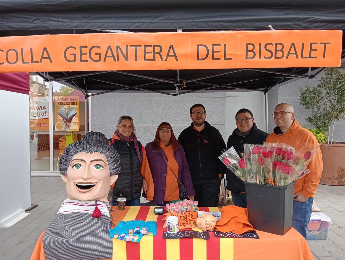 Un any més, amb les entitats d’Igualada per Sant Jordi