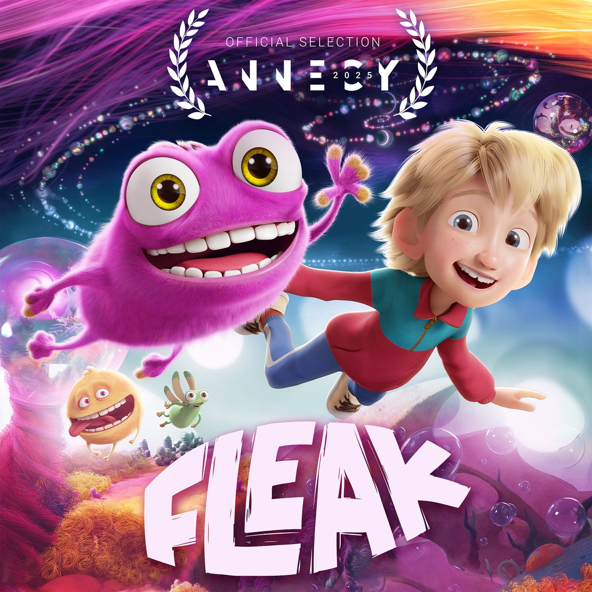 Anima Vitae (@animavitaeltd) on Twitter photo Exciting news! ✨
Our latest feature film Fleak has been officially selected to premiere at the Annecy International Animation Film Festival this June.
A huge congratulations to our incredible team and partners who brought Fleak to life!
<a href="/annecyfestival/">Annecy Festival</a> Exciting news! ✨
Our latest feature film Fleak has been officially selected to premiere at the Annecy International Animation Film Festival this June.
A huge congratulations to our incredible team and partners who brought Fleak to life!
<a href="/annecyfestival/">Annecy Festival</a>