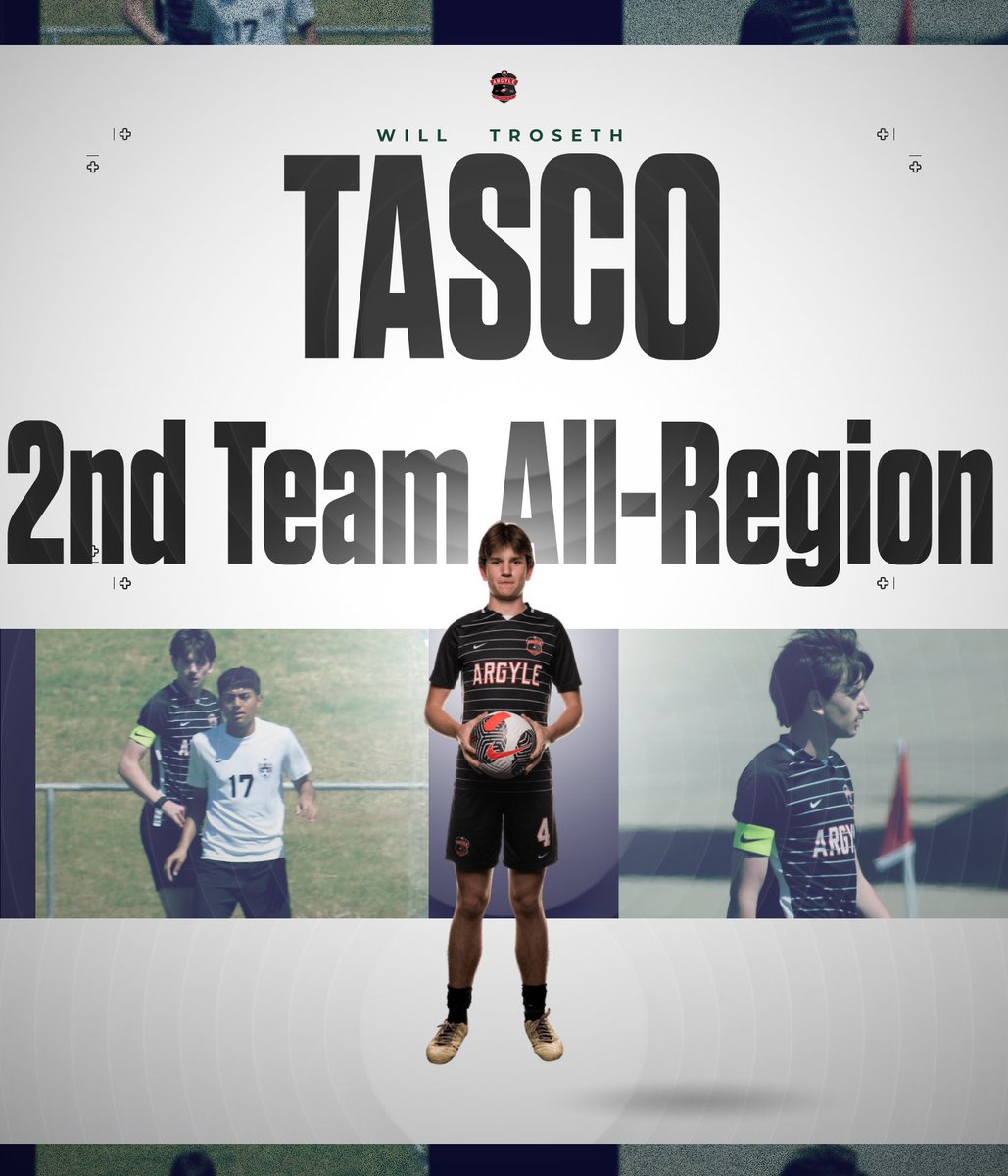 Congrats to Will Troseth
2025 <a href="/tascosoccer/">TASCO</a> 2nd Team All-Region
