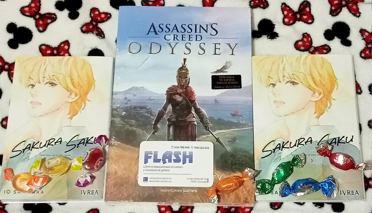 EnJoykitten's tweet photo. Para celebrar este #SantJordi2025 @SevenxAmy y yo nos hemos acercado a la mejor librería del mundo mundial (como no serlo con caramelos este día) @FLASHLIBRERIA ❤️
@Ivrea @minotaurolibros https://t.co/kCiIPGfgHX