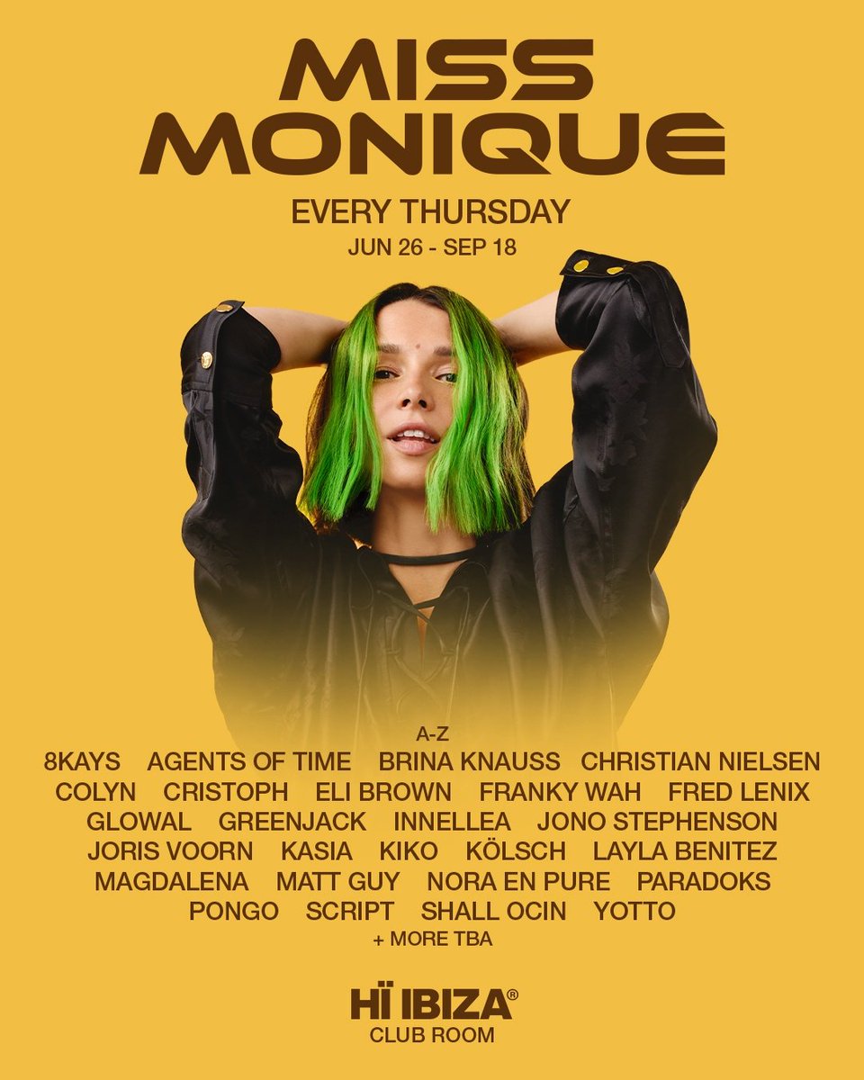 OnlyCristoph's tweet photo. This summer you can catch @Cristophmusic joining Miss Monique at @hiibizaofficial 🙌🏻 https://t.co/RrEQmDjQt5