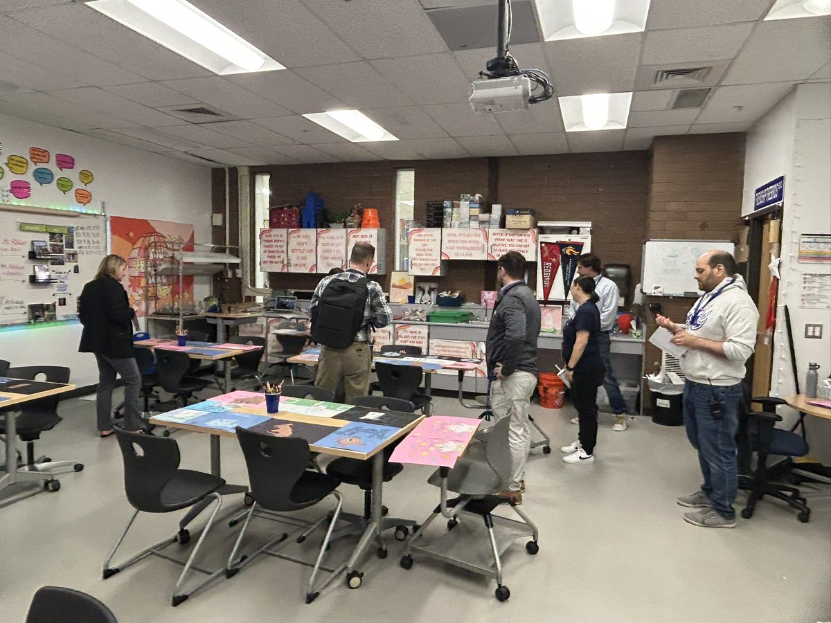 Having a great SLT visit to <a href="/D59Friendship/">Friendship Junior High</a> this afternoon. We were able to visit ELA, Math, Science, and Music classes. #D59Learns