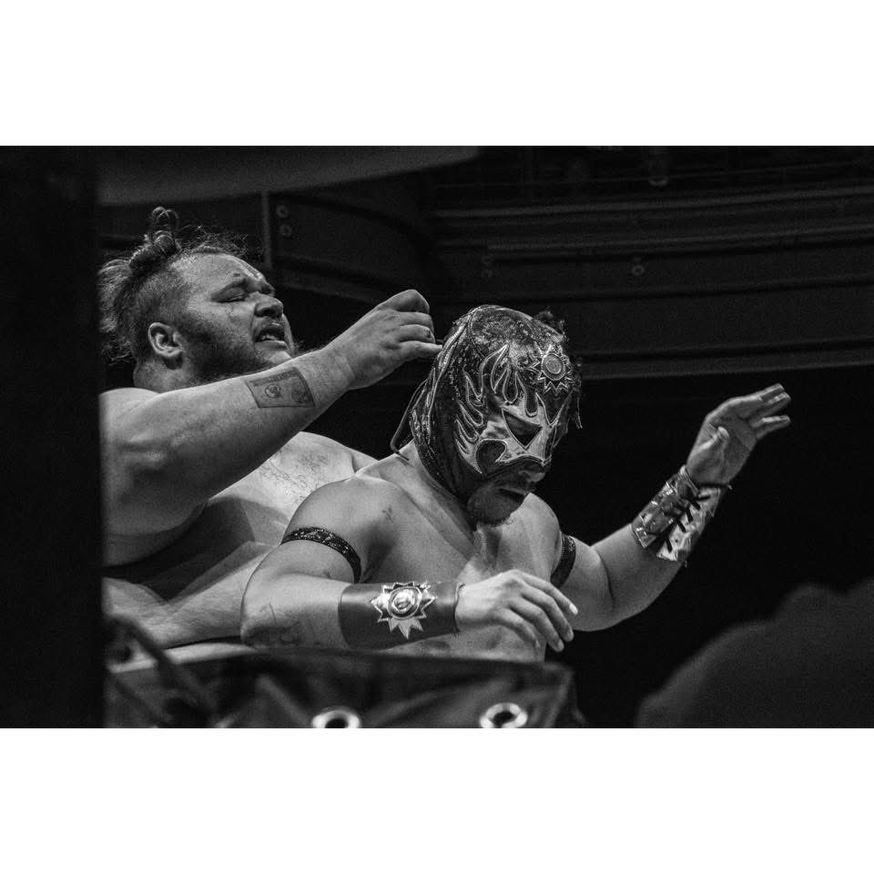 Sam_Stackhouse's tweet image. “I begged him not to do it. I told him that mask didn’t define him, we did. The team. The brotherhood.

But Fuego… he went out the only way he knew how, fighting. And now the ring’s a little colder, a little quieter.

I’ll keep going, for both of us. ’Cause he never stopped…