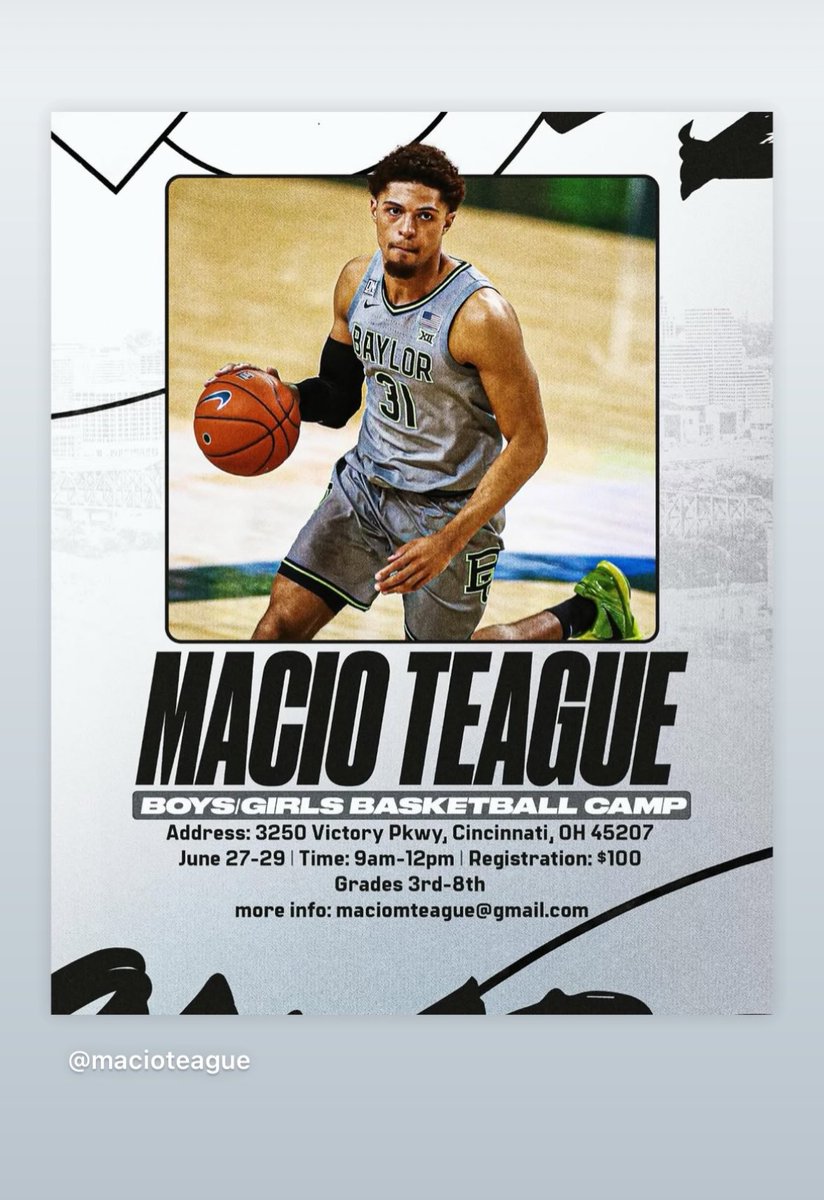 ⁦<a href="/_MrDoWork/">MaCio Teague</a>⁩ 
macioteague@gmail.com

!!!CAMP!!! 

I’ll teach you how to shoot mid-range jumpers 🔥