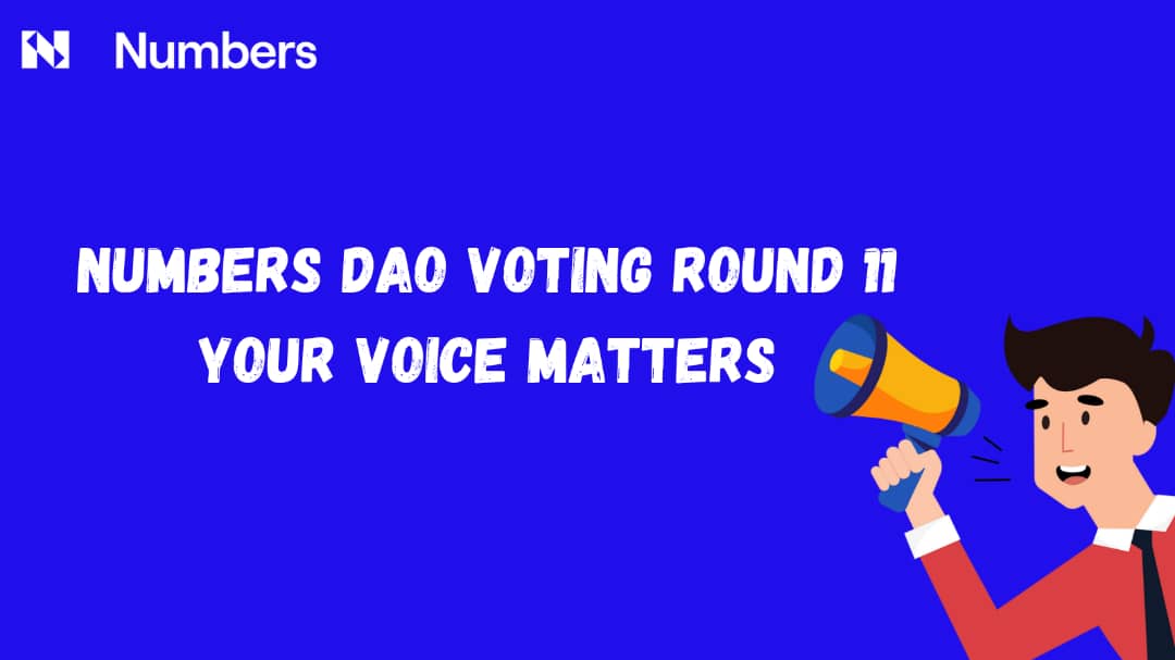 Profkingkeys's tweet photo. The 11th Numbers DAO Voting has started 🕒. CAPTCH-A owners, cast your vote from Apr 22-24 (UTC) at https://t.co/ORMxQj7GWa.
Join for a mystery gift & a shot at 1K NUM in the lucky draw! 🚀 #NumbersDAO #Web3 #Numbersprotocol https://t.co/jDpGik2v2f