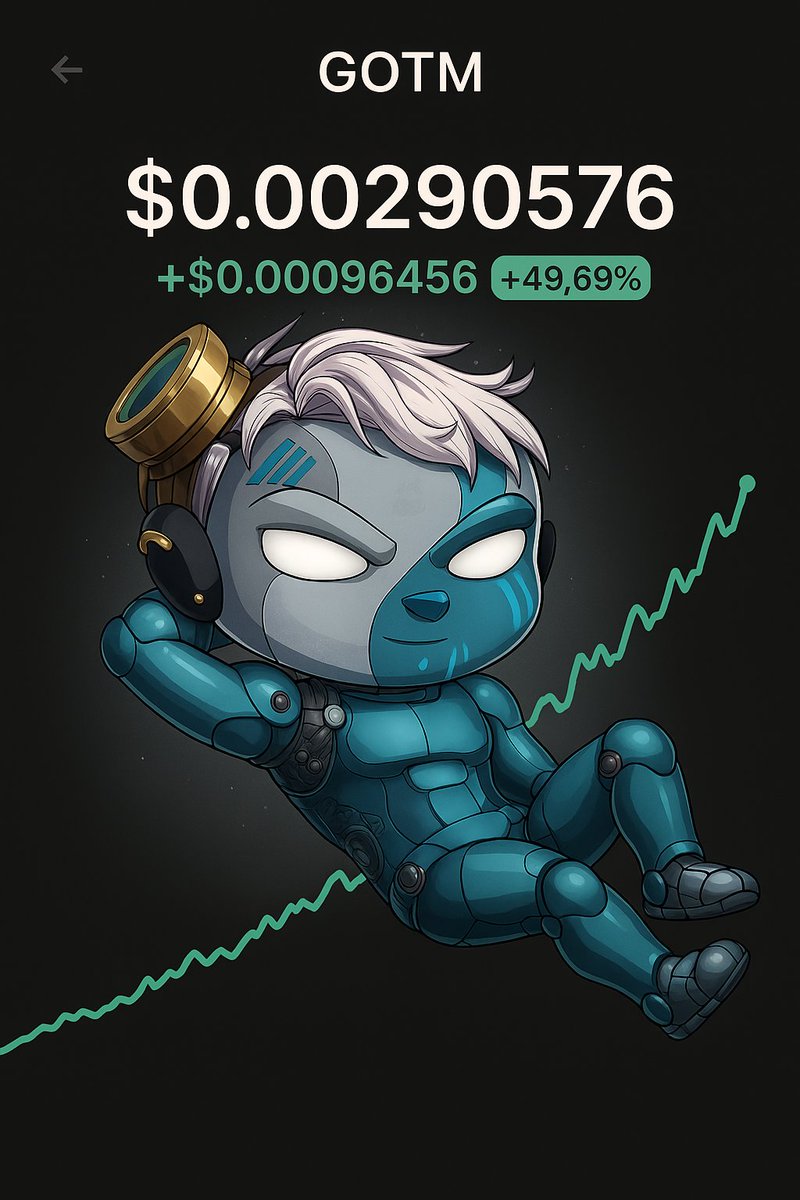 Sit back, relax and enjoy the ride!
$GOTM is the ticker