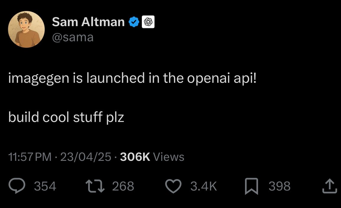 OpenAI literally just dropped the Image gen API.

Here’s top 5 viral + profitable app ideas you can build right now with it ⬇️:
