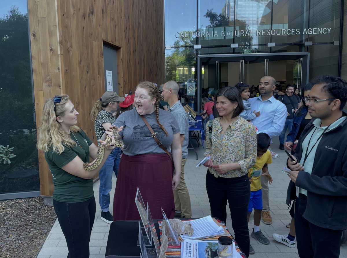 We had an amazing time at the <a href="/CalNatResources/">California Natural Resources Agency</a> #EarthDay event in Sacramento! 🐍🌎 Connected with many passionate folks for our planet &amp; snakes. Thanks for stopping by!