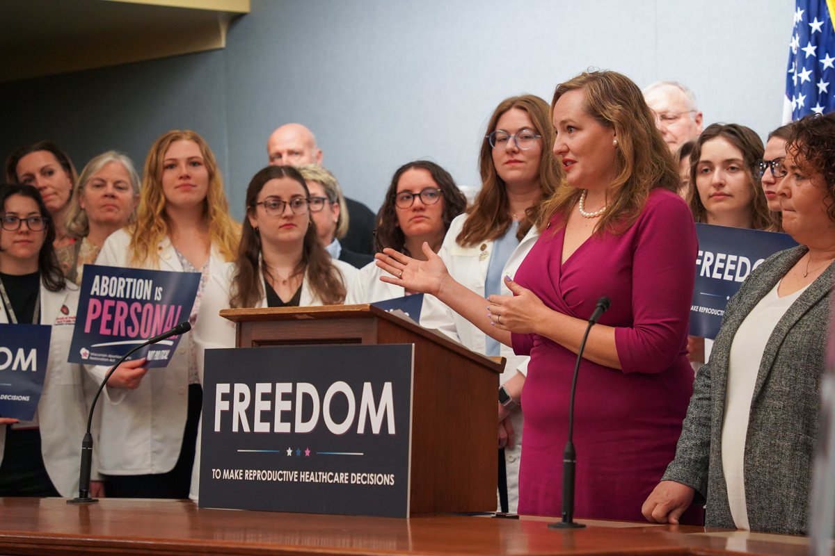 Senator Chris Larson (@senchrislarson) on Twitter photo It's about freedom.
I am proud to join <a href="/SenKeldaRoys/">SenKeldaRoys.bsky.social</a>, <a href="/LisaSubeck/">Lisa Subeck</a> and my Democratic colleagues in introducing the Abortion Rights Restoration Act.
There is no room for politics between a woman and her physician - full stop. It's about freedom.
I am proud to join <a href="/SenKeldaRoys/">SenKeldaRoys.bsky.social</a>, <a href="/LisaSubeck/">Lisa Subeck</a> and my Democratic colleagues in introducing the Abortion Rights Restoration Act.
There is no room for politics between a woman and her physician - full stop.