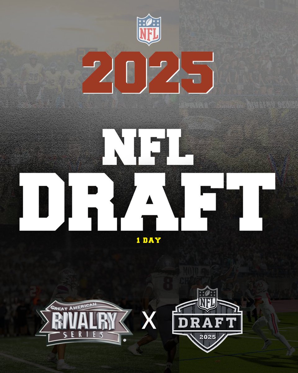 The 2025 NFL Draft starts tomorrow 🏆

Stay tuned over the next month, as we cover which GARS alumni #LevelUp to the NFL 🏈 ⭐

#GARS #NFLDraft2025