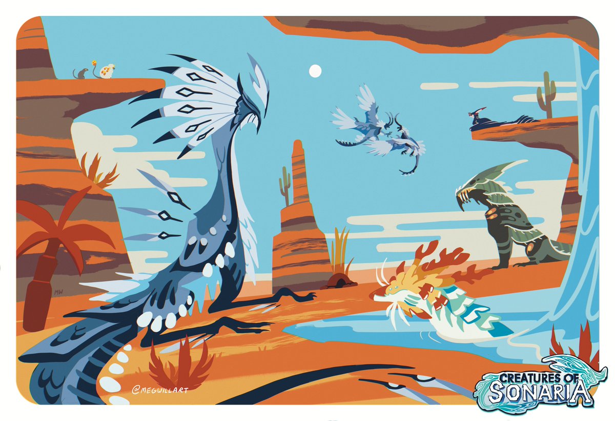Chillin at the oasis 🏜️

A more graphic landscape I created for a mousepad design for CoS

#RobloxDev | #CreaturesOfSonaria