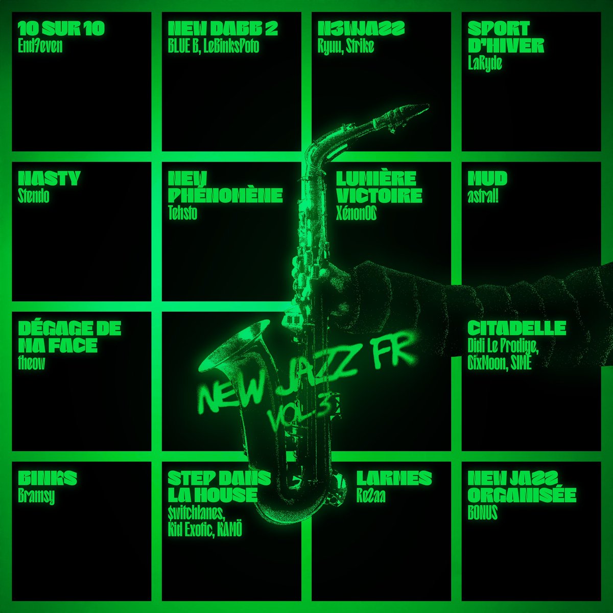NEW JAZZ FR VOL 3 - dispo ce soir à minuit 🎷‼️