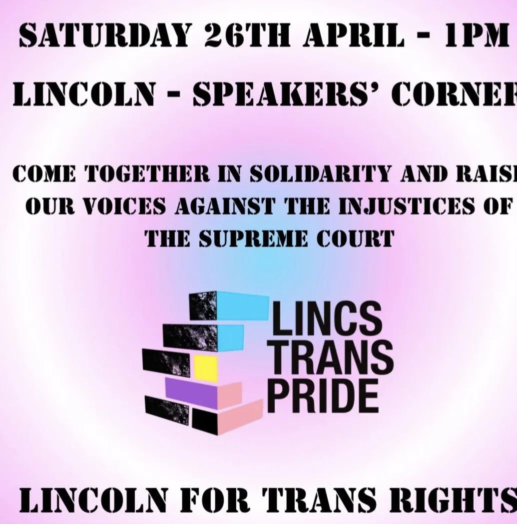 LincolnFursUK's tweet image. We are aware that many of our members are impacted by the recent Supreme Court ruling. We were asked by a member of our community to spread word of this event near us on Saturday. 

As always, take care of each other and Lincoln Furs is a welcoming space for everyone. 💙💖🤍💖💙