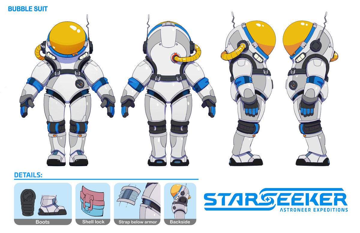 Astroneer (NEW GAME: STARSEEKER) (@astroneergame) on Twitter photo A lot of you have asked about your favorite suits appearing in <a href="/starseekergame_/">STARSEEKER: Astroneer Expeditions</a>. Some are, but they have received a little glow up ✨ A lot of you have asked about your favorite suits appearing in <a href="/starseekergame_/">STARSEEKER: Astroneer Expeditions</a>. Some are, but they have received a little glow up ✨