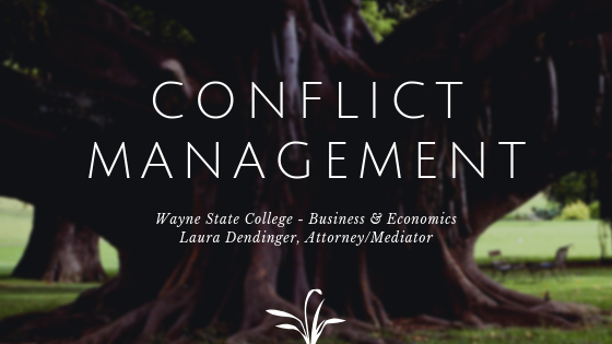 There are open spots in BUS 356, Conflict Management, for this fall! It is an online class open to anyone needing three upper-level elective credits. Why not add some flexibility to your fall schedule with an online class?