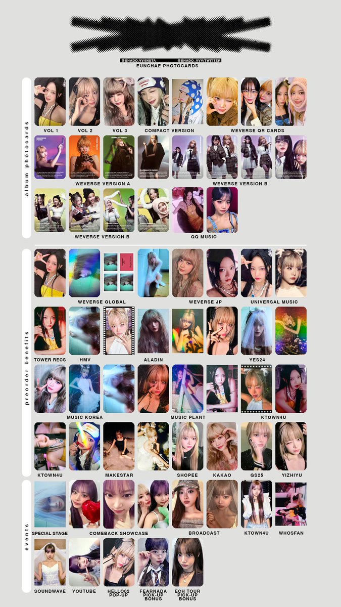 230425 - LE SSERAFIM EASY PHOTOCARD TEMPLATE (MEMBER) - Eunchae