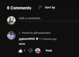 GLAIVE COMMENTED ON MY ASHEVILLE VLOG