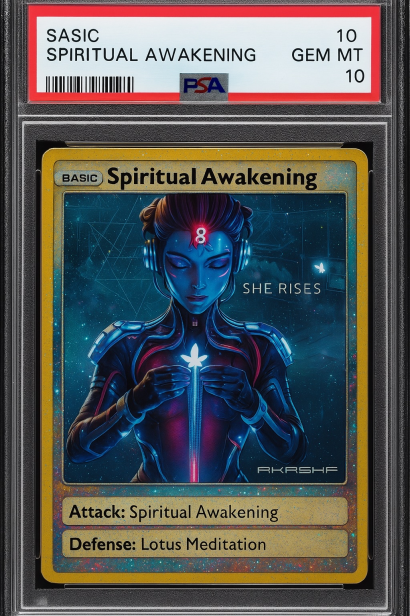 Just got my <a href="/Akasha_Rising/">Akasha</a> card graded 

Shaking right now, a PSA 10 

We Rise Together