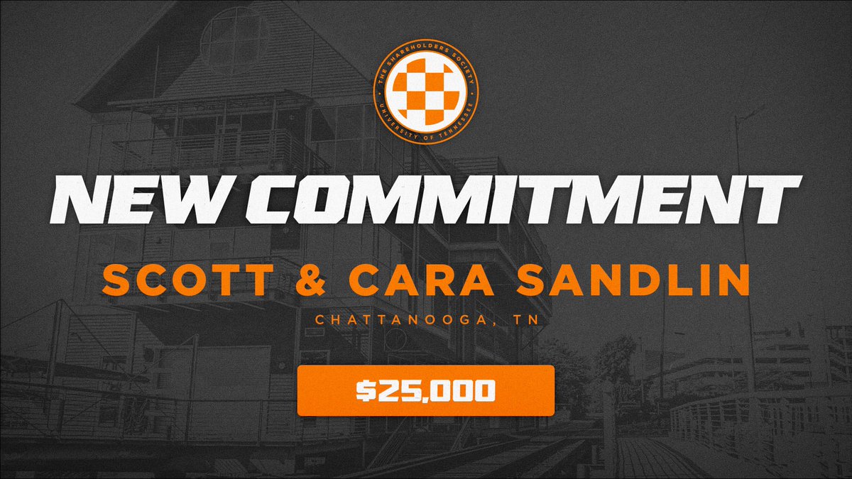 A special thank you to Scott &amp; Cara for their commitment to Tennessee Athletics! Their support will help make a difference in the lives of current &amp; future student-athletes on Rocky Top! 

Welcome to the Shareholders Society! #GBO

bit.ly/utshare