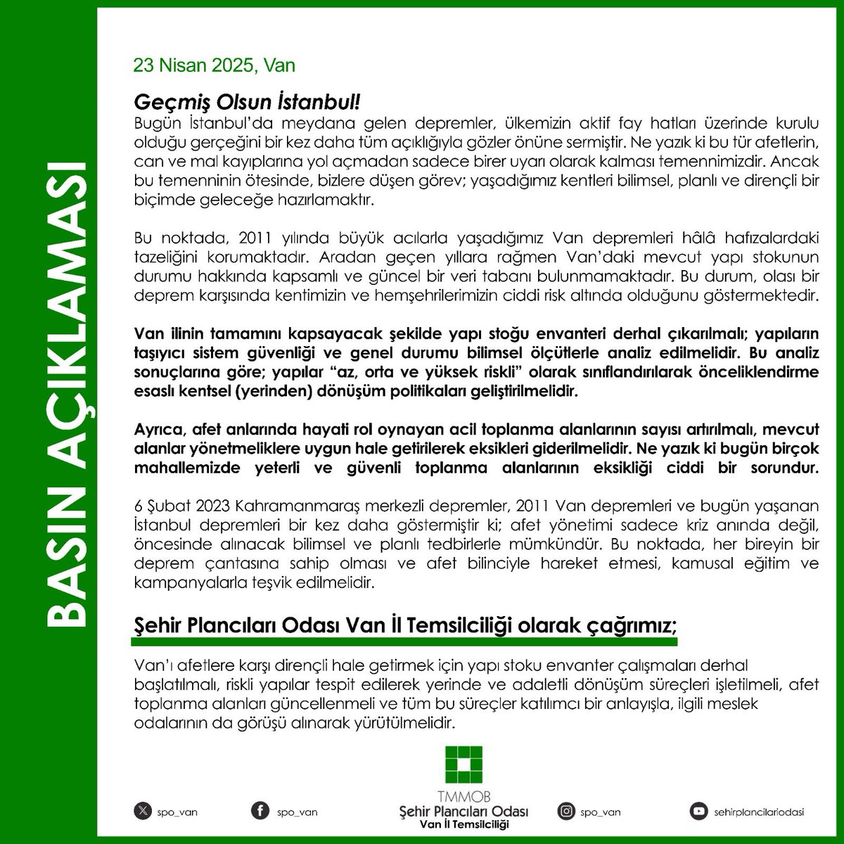 Basın Açıklaması