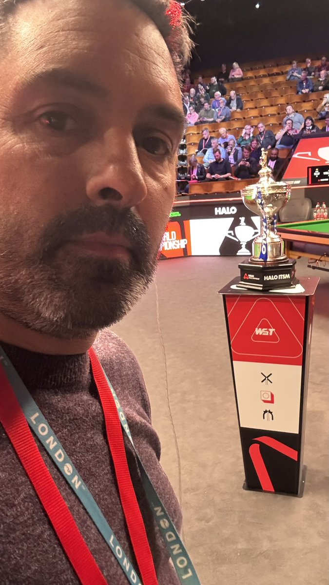 A little trip to the snooker at the crucible in Sheffield