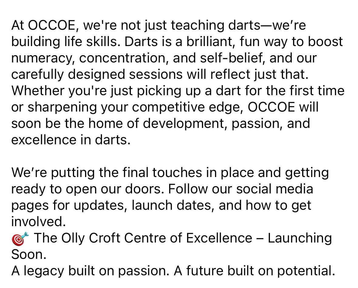 Occoe2025's tweet photo. A massive project, launching summer 2025 

Make sure you follow us all on platforms 

@MissionDarts @Croftyjoe @Welchy 

RTs appreciated…

#Darts https://t.co/17gFL2ROJp