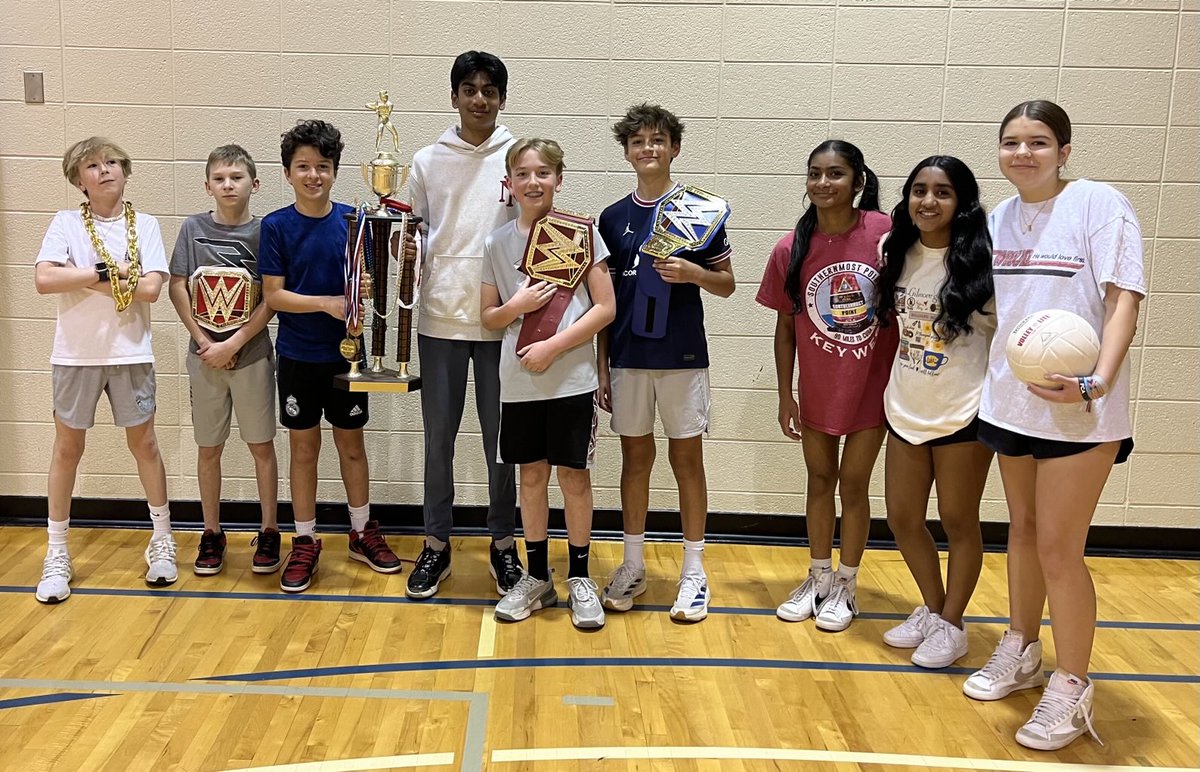 ClintSDaniel's tweet photo. SWOLE NATION 7th grade VOLLEYBALL CHAMPS 💪🏐🏆⁦@cobbhpe⁩ ⁦@Dodgen_MS_Cobb⁩ https://t.co/ykE98eKTcc