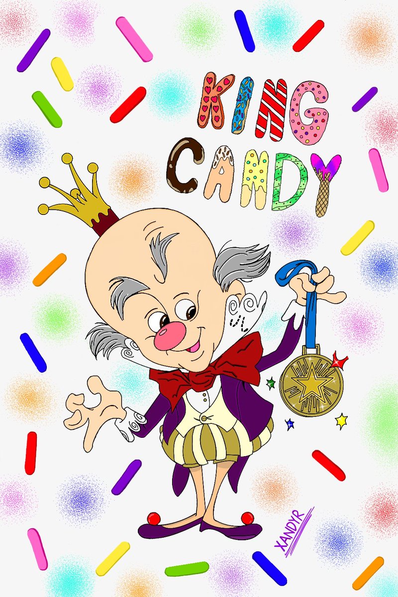 sam_xandyr's tweet photo. King Candy "Wreck-It-Ralph" Artwork 👑🍬

#WreckItRalph #KingCandy #Disney #Cartoon #Drawing #Fanart https://t.co/UR2eQREzCj