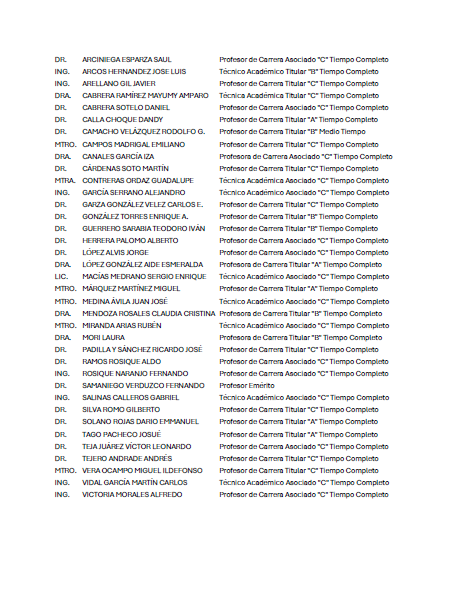 📌 Comunicado del Personal Académico de Tiempo Completo de la División de Ingeniería en Ciencias de la Tierra (DICT) 📌