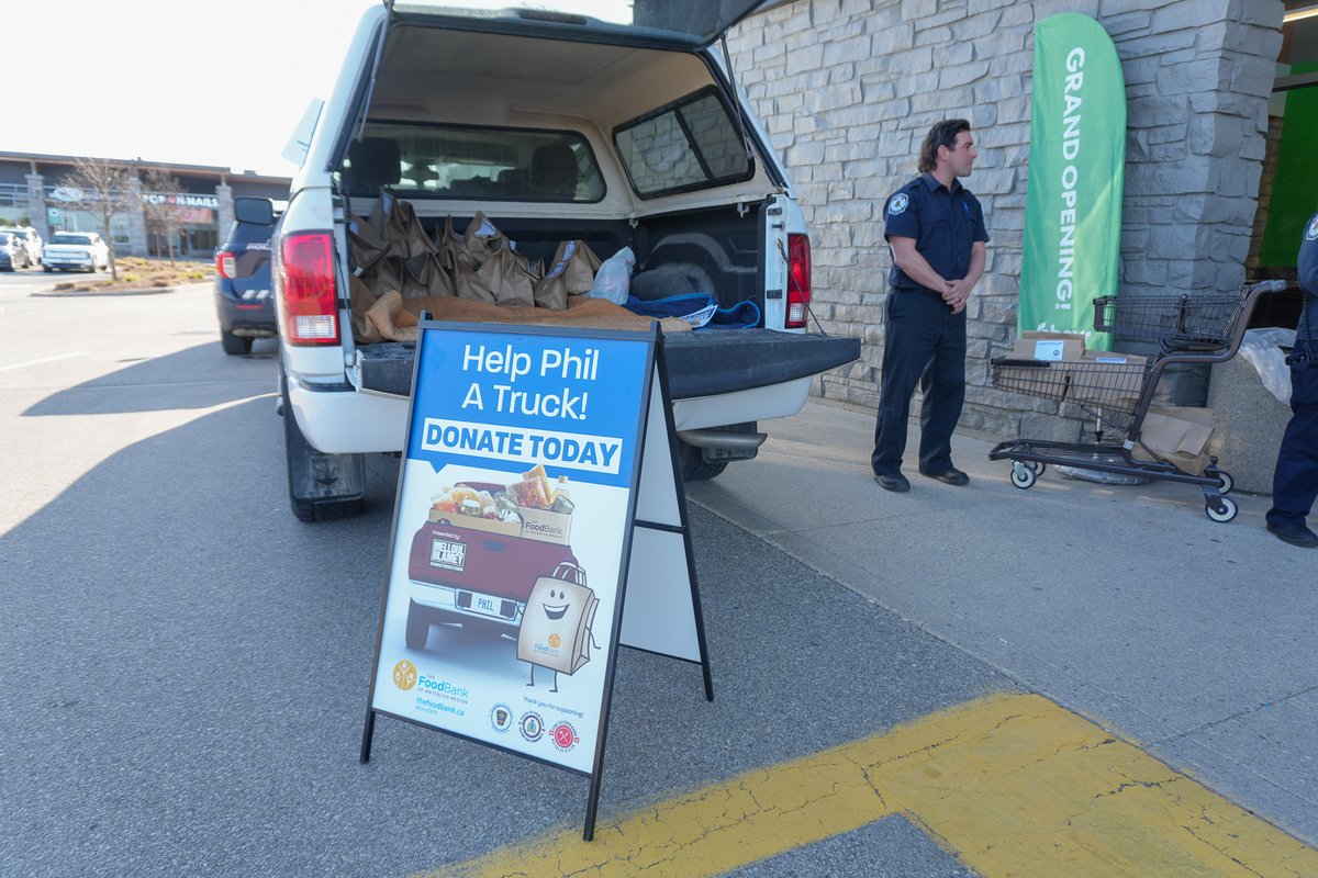 The Food Bank of Waterloo Region (@foodbankwatreg) on Twitter photo You did it again, Waterloo region! With your help, 5,781 meals were raised during Phil A Truck at Sobeys stores in Kitchener-Waterloo yesterday! 🚚
A special thank you to <a href="/Melloul_Blamey/">Melloul-Blamey Construction</a> for supporting our First Responders to Food Bank 365 program, and to all the amazing first You did it again, Waterloo region! With your help, 5,781 meals were raised during Phil A Truck at Sobeys stores in Kitchener-Waterloo yesterday! 🚚
A special thank you to <a href="/Melloul_Blamey/">Melloul-Blamey Construction</a> for supporting our First Responders to Food Bank 365 program, and to all the amazing first