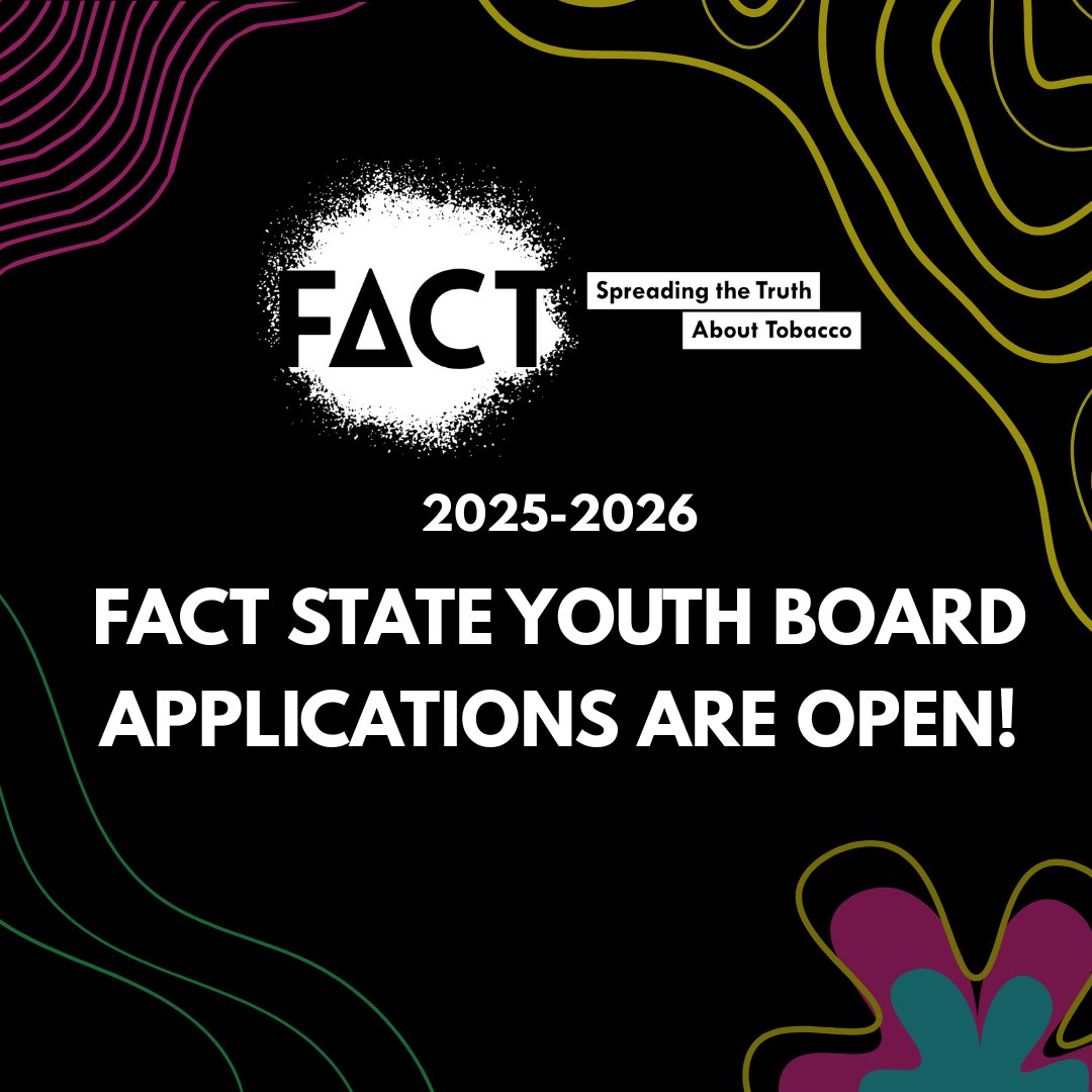 FACT State Youth Board Application 2025-2026 are open! Check the link for information and the link to the application! - mailchi.mp/06750f07d46f/f…