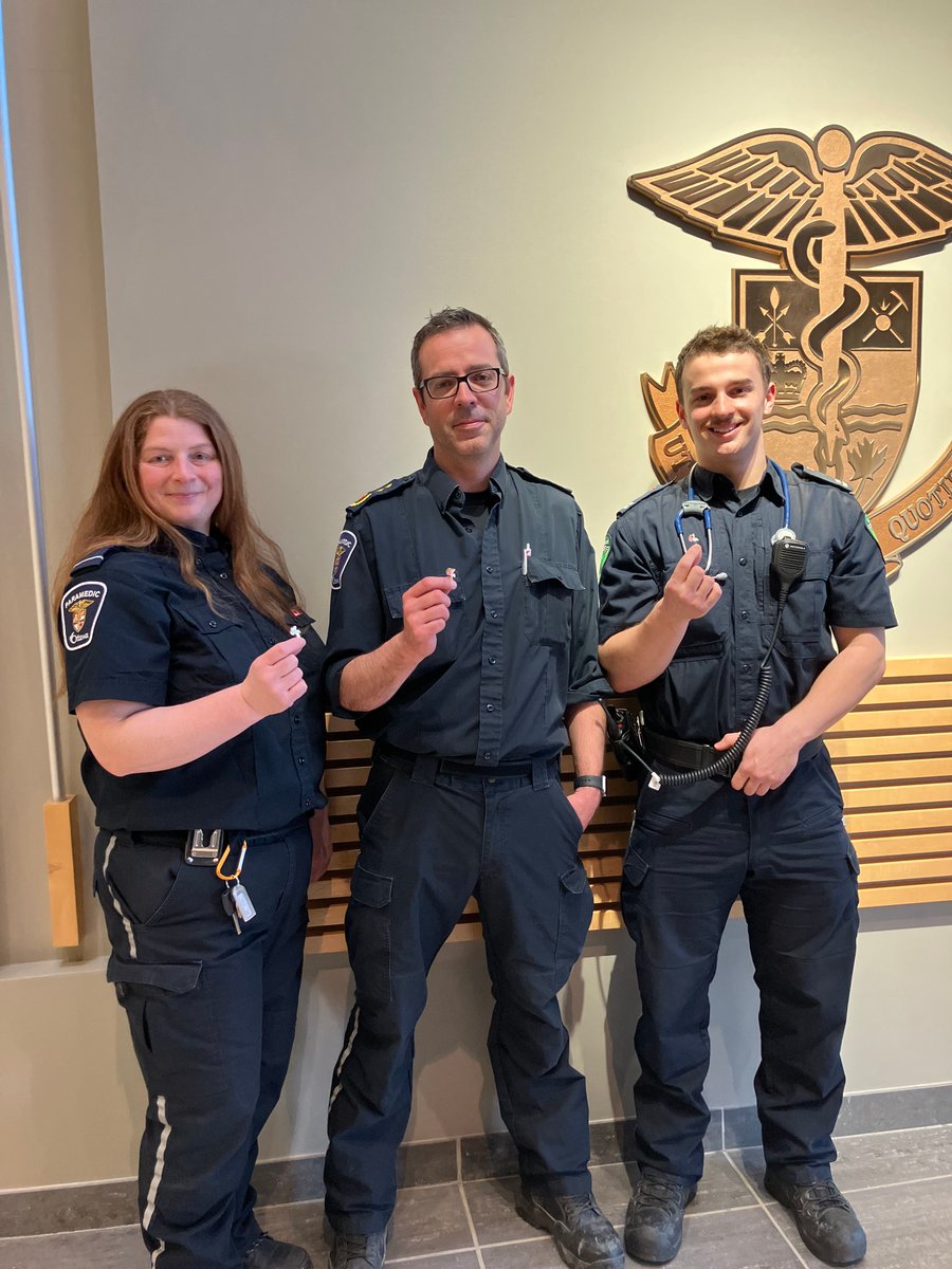 Last weekend, paramedics Dan, Julie and their student Dylan, assisted the delivery of a baby during the transport to the hospital.  Although premature, the condition of the baby improved significantly through their exceptional care.  Congratulations to all.