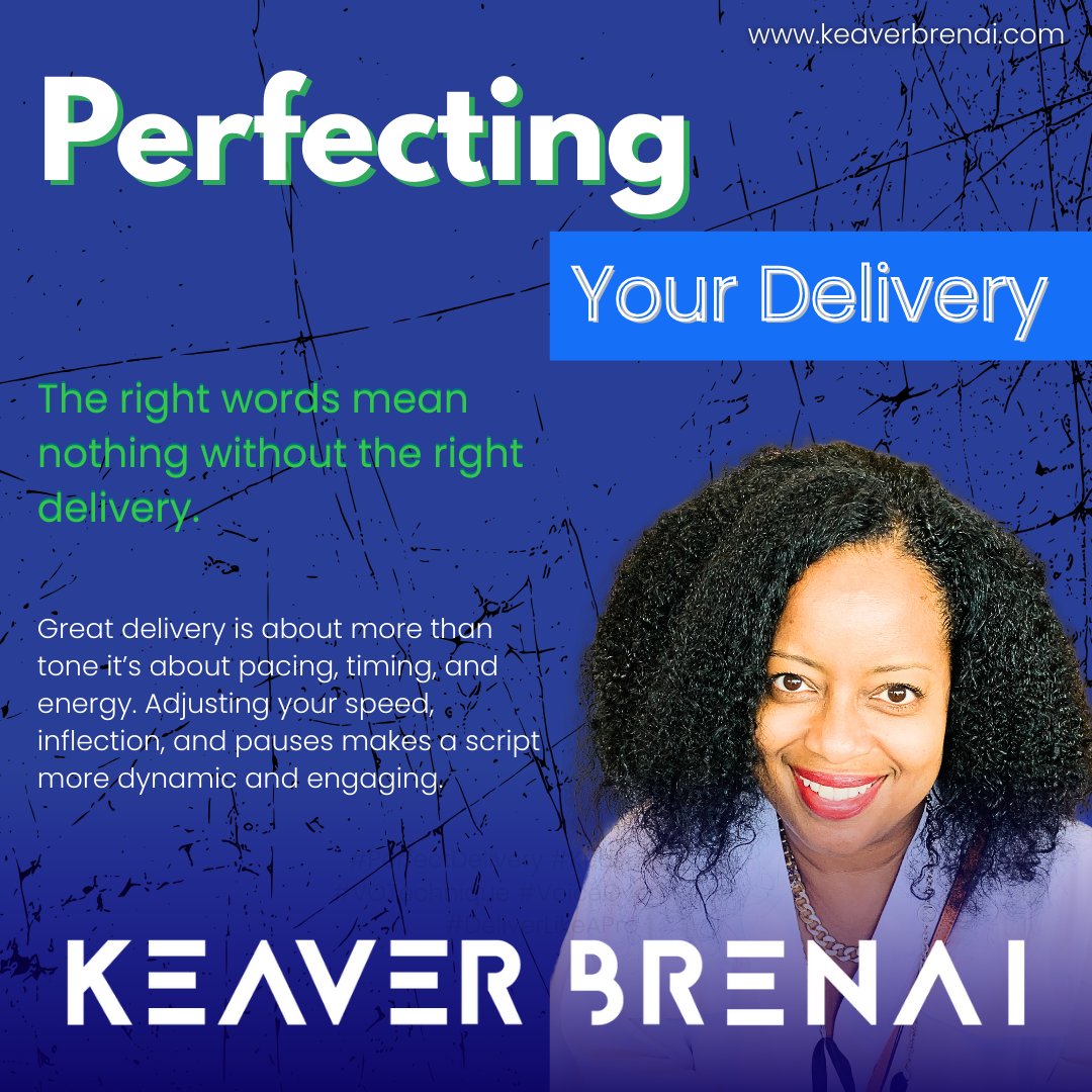KeaversVoice's tweet image. Delivery is where amateurs get weeded out.
 It’s not just about what you say—but how you ride the rhythm. Are you listening to the story in silence? Are you using your breath-like punctuation?
#DeliverLikeAPro #SoundIntention #VoiceControl #VOSkills