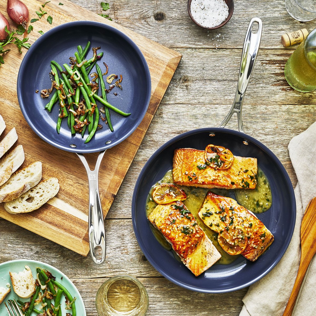 Beyond its exceptional durability and innovative features, the Zwilling Clad CFX Nonstick Cookware line also boasts easy maintenance and versatile functionality. The Ceraforce XTREME coating ensures a hassle-free cooking experience with effortless cleanup.