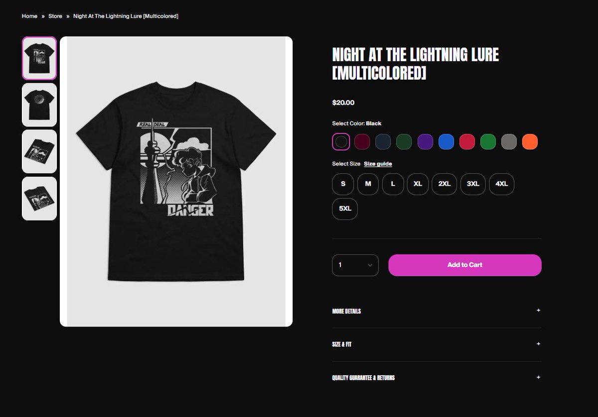 Heres the designs I had the privilege of making for my buddy <a href="/RealDealDanger/">RealDealDanger</a> 's subathon merch drop! Head on over to my Redbubble or to his Fourthwall page to pick up some shirts or stickers!! 
(4thwall: realdealdanger-shop.fourthwall.com/en-usd/collect…)