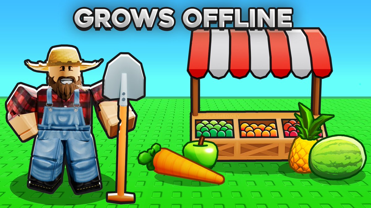 SplashedDev's tweet image. Some Icons &amp;amp; Thumbnails for &apos;Grow a Garden&apos; 🧑‍🌾🌳 #robloxdev #thumbnails #growagarden