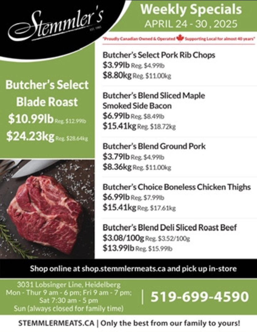 Stemmler Meats tweet media