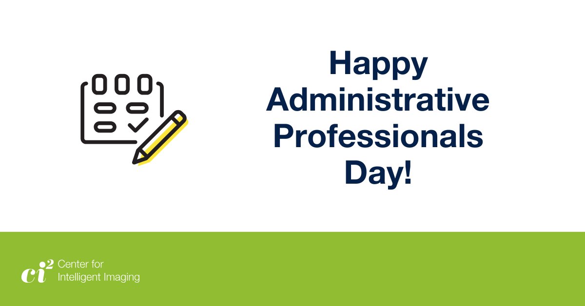 UCSF Center for Intelligent Imaging (@ucsf_ci2) on Twitter photo Happy #AdministrativeProfessionalsDay to our <a href="/UCSF_Ci2/">UCSF Center for Intelligent Imaging</a> team! Your work is tremendously valuable & instrumental in the success of our department.
Thank you! Happy #AdministrativeProfessionalsDay to our <a href="/UCSF_Ci2/">UCSF Center for Intelligent Imaging</a> team! Your work is tremendously valuable & instrumental in the success of our department.
Thank you!