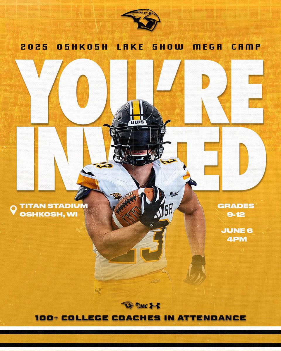 JanyusLockridge's tweet image. Thank you @mclaganTITANS for the mega camp graphic!! @UWOFootball
@StCatsFootball @AllenTrieu @247Sports
@PrepRedzoneWI @travisWSN
@MJ_NFLDraft @On3sports