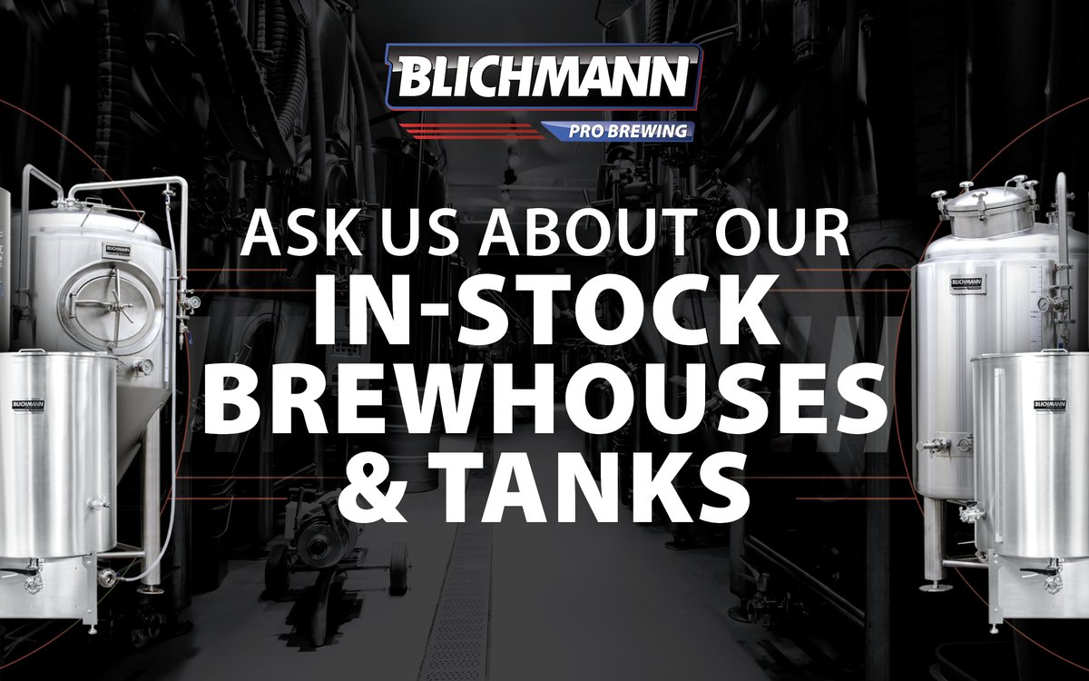 Blichmann Engineering (@blichbeergeek) on Twitter photo 🚨 Brewhouses & Fermenters In Stock 🚨
Timelines shift. Opportunities pop up. We’re ready with a selection of brewhouses up to 7 bbl and tanks up to 10 bbl. Learn more by reaching out to 📧 ProBrewing@BlichmannEngineering.com 🚨 Brewhouses & Fermenters In Stock 🚨
Timelines shift. Opportunities pop up. We’re ready with a selection of brewhouses up to 7 bbl and tanks up to 10 bbl. Learn more by reaching out to 📧 ProBrewing@BlichmannEngineering.com