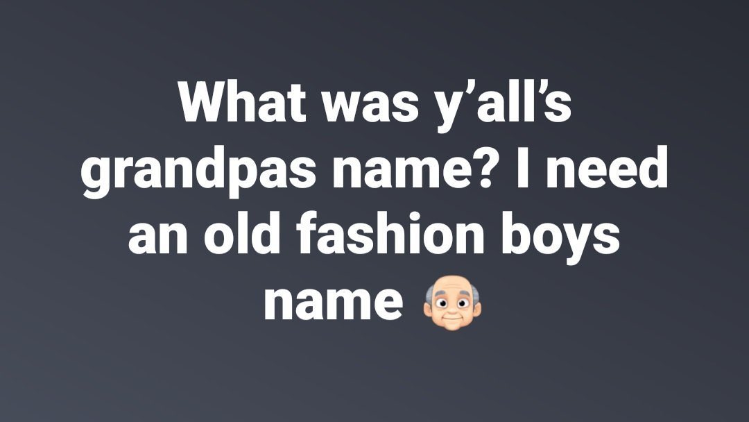 LoveTherapis1's tweet image. A name to give the man I fall in love with 😍