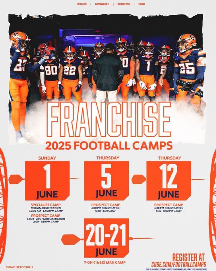 Exzavier burns (@exndowork) on Twitter photo Thank you <a href="/johann_perera17/">Johann Perera</a> for the camp invite <a href="/CuseFootball/">Syracuse Football</a> <a href="/Cuse/">Syracuse Athletics</a> <a href="/FranBrownCuse/">Fran Brown</a>
<a href="/RivalsWardlaw/">Lee Wardlaw</a> <a href="/On3Recruits/">On3 Recruits</a> <a href="/Godsgift_Nate/">Nate Paxton</a> <a href="/DLInstructor91/">Coach Jackson</a> <a href="/CoachLidberg/">Brad Lidberg</a> Thank you <a href="/johann_perera17/">Johann Perera</a> for the camp invite <a href="/CuseFootball/">Syracuse Football</a> <a href="/Cuse/">Syracuse Athletics</a> <a href="/FranBrownCuse/">Fran Brown</a>
<a href="/RivalsWardlaw/">Lee Wardlaw</a> <a href="/On3Recruits/">On3 Recruits</a> <a href="/Godsgift_Nate/">Nate Paxton</a> <a href="/DLInstructor91/">Coach Jackson</a> <a href="/CoachLidberg/">Brad Lidberg</a>