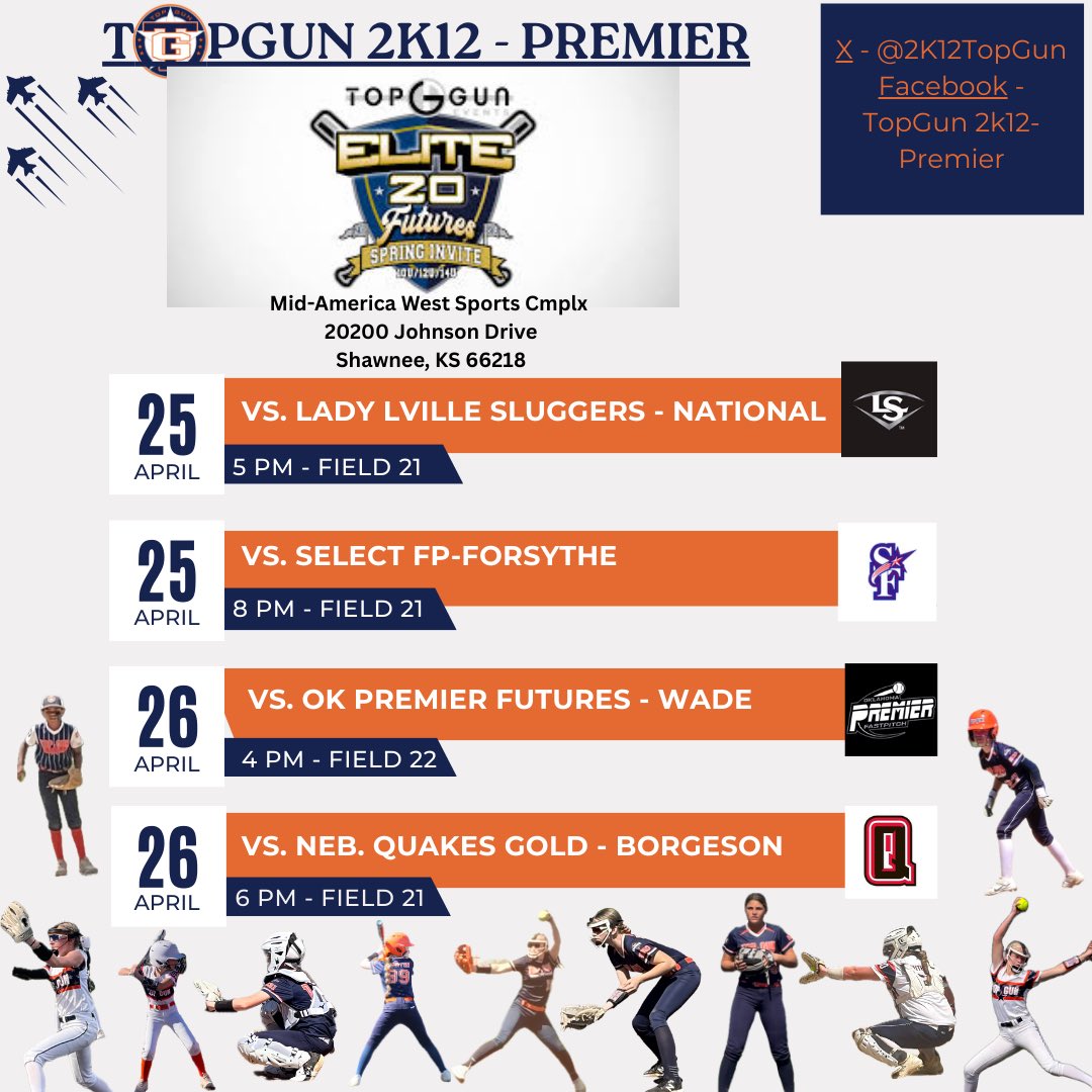 Top Gun 2K12 - Premier (@2k12topgun) on Twitter photo 🧡💙Ready to fly <a href="/TopGunEvents/">Top Gun Events</a> in KC! #tgf #flyabove <a href="/ExtraInningSB/">EXTRA INNING SOFTBALL</a> <a href="/topgunfastpitch/">Top Gun Fastpitch</a> 💙🧡✈️ 🧡💙Ready to fly <a href="/TopGunEvents/">Top Gun Events</a> in KC! #tgf #flyabove <a href="/ExtraInningSB/">EXTRA INNING SOFTBALL</a> <a href="/topgunfastpitch/">Top Gun Fastpitch</a> 💙🧡✈️