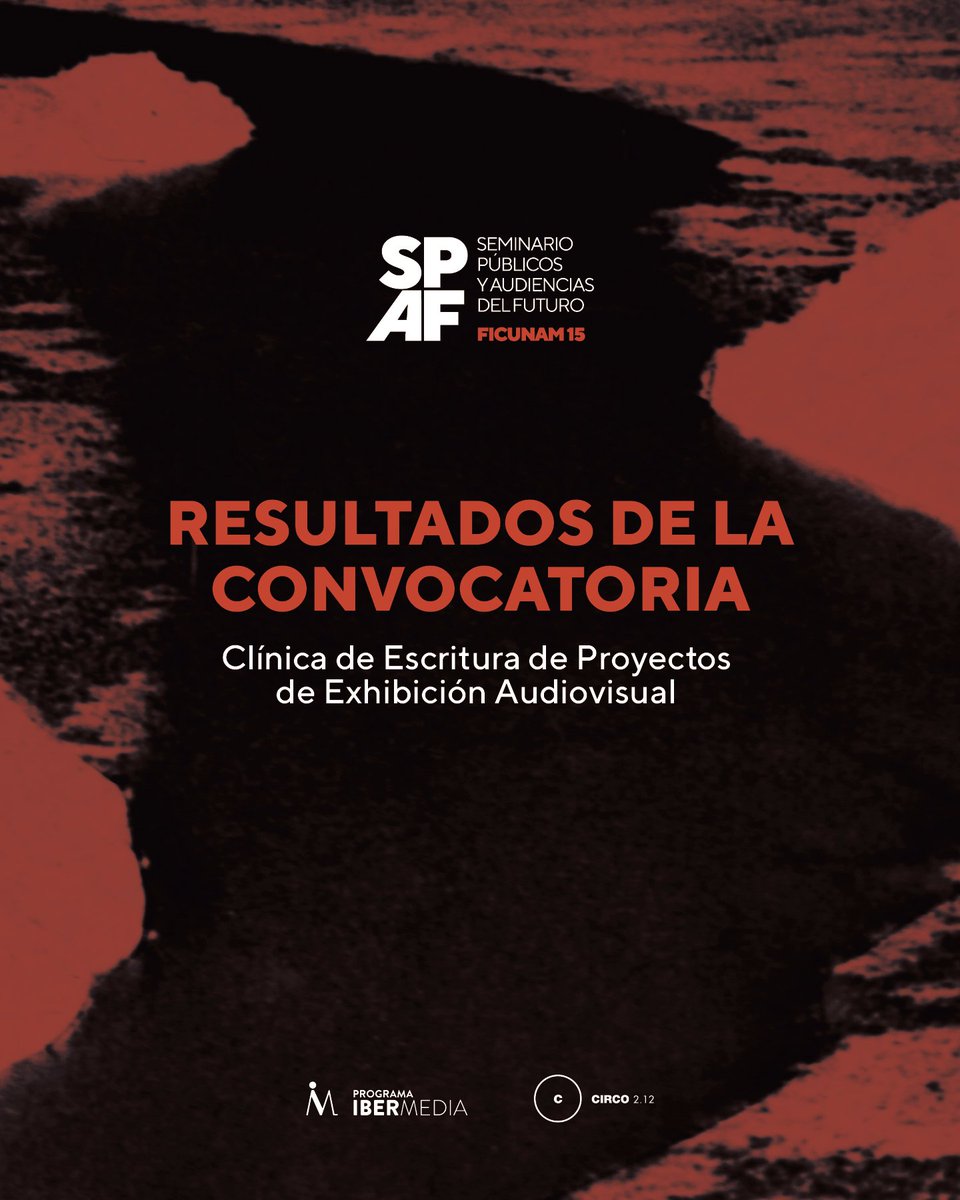 Publico_Futuro's tweet photo. 📣 ¡Llegó el día! Presentamos los proyectos seleccionados para la Clínica de Escritura del #SPAF2025 @FICUNAM! ✍️🏼✨️

Felicidades ♥️ 

Gracias al apoyo de @programa_ibermedia 🫱🏻‍🫲🏾 https://t.co/jZgO9CZnVk