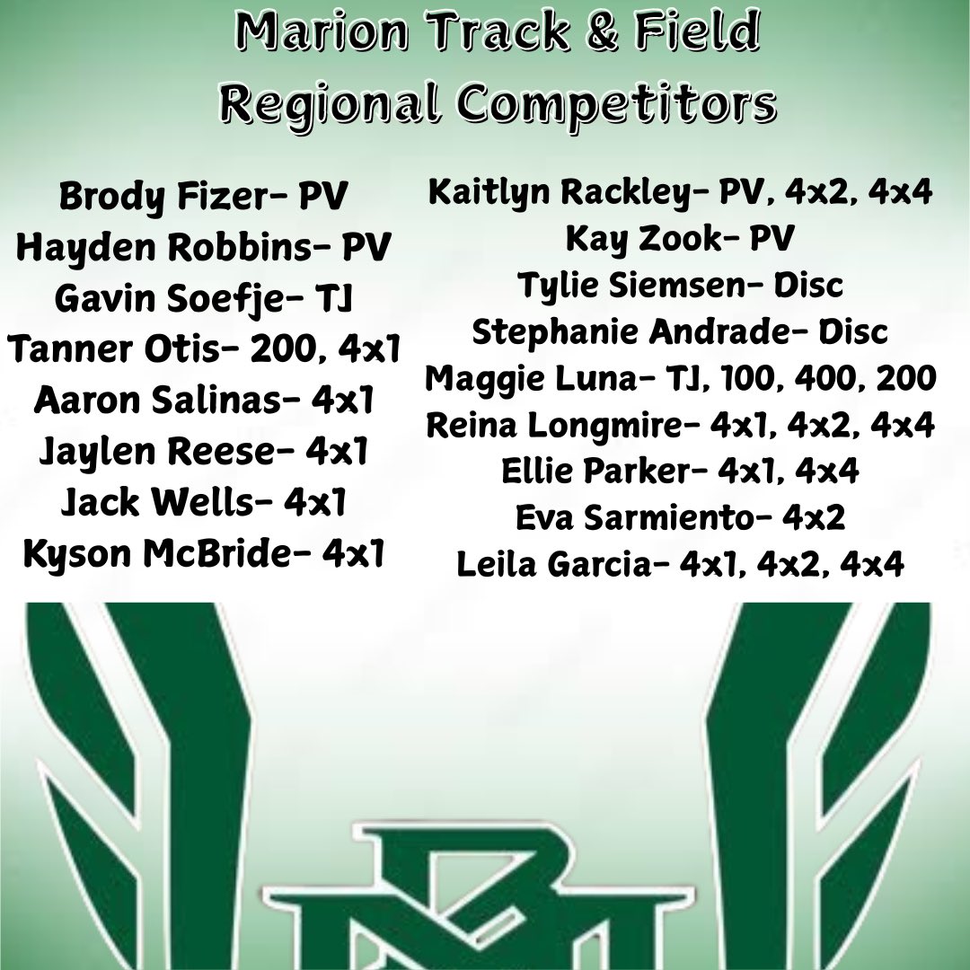Congrats to all our athletes!!!! Thank you for competing hard and representing us with class!!!
