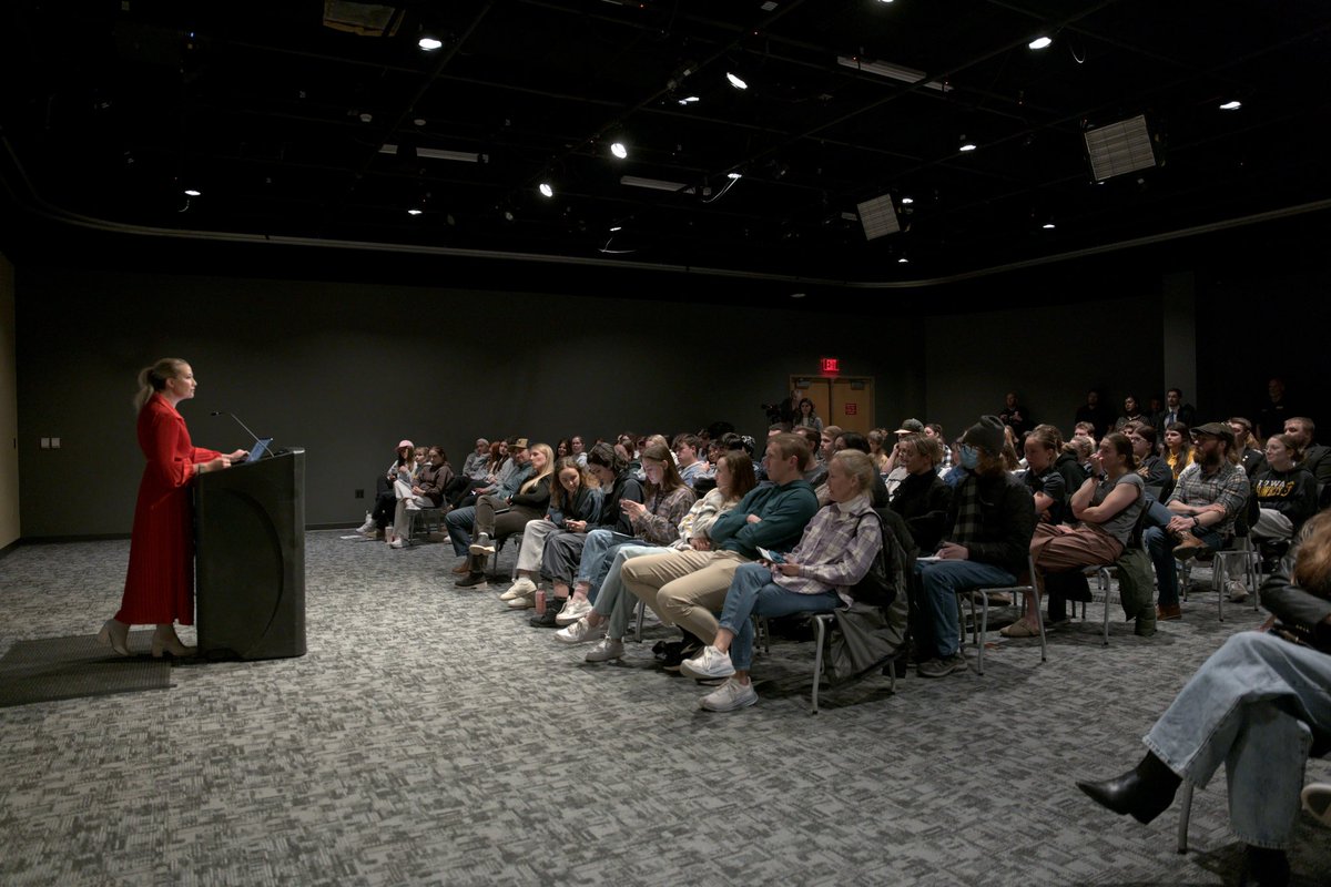 Iowa_YAF's tweet image. Thank you an for an amazing event with the wonderful Elisha Krauss💛💙